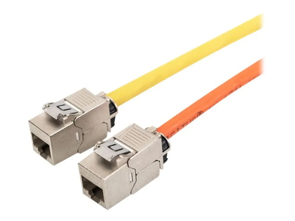 DIGITUS Cat6A Keystone Jack Schermato - Set 24 pezzi per Casa Intelligente