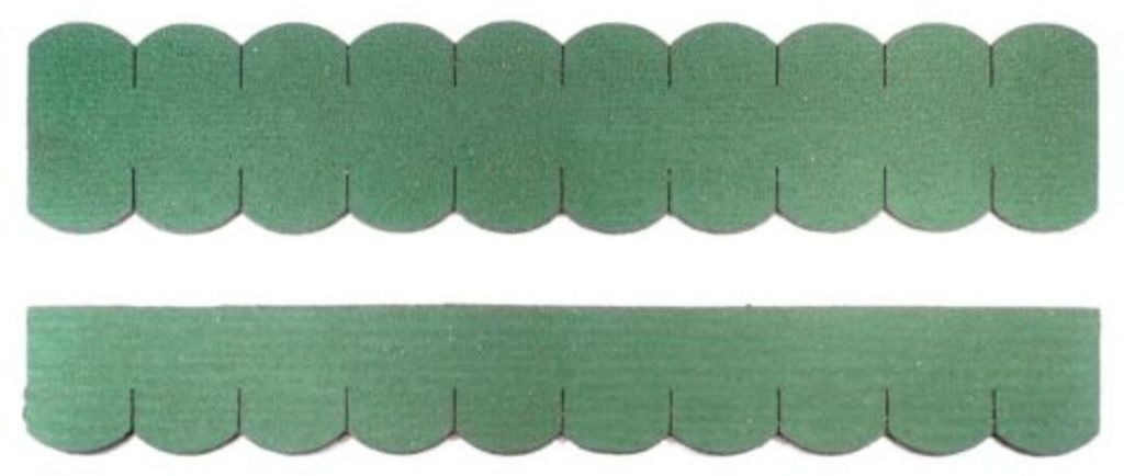 1 Set Dachschindeln Biberschwanz (50mm) grün Produktbild 