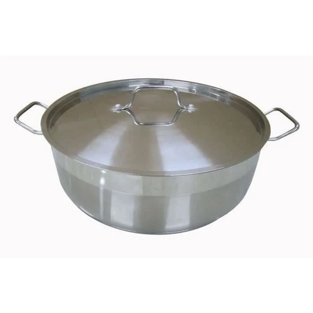 Casseruola, 36 cm, acciaio inossidabile, con coperchio, adatta all'induzione, BAUMALU Gastronomia - 1