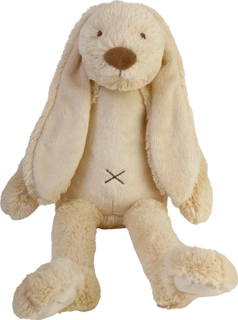 Doudou lapin Richie Happy Horse beige 38 cm - Cadeau naissance idéal