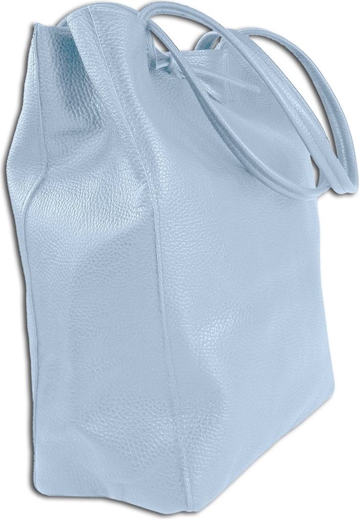 Tasche hellblau Toscanto Shopper Leder OTTM107SH Produktbild 