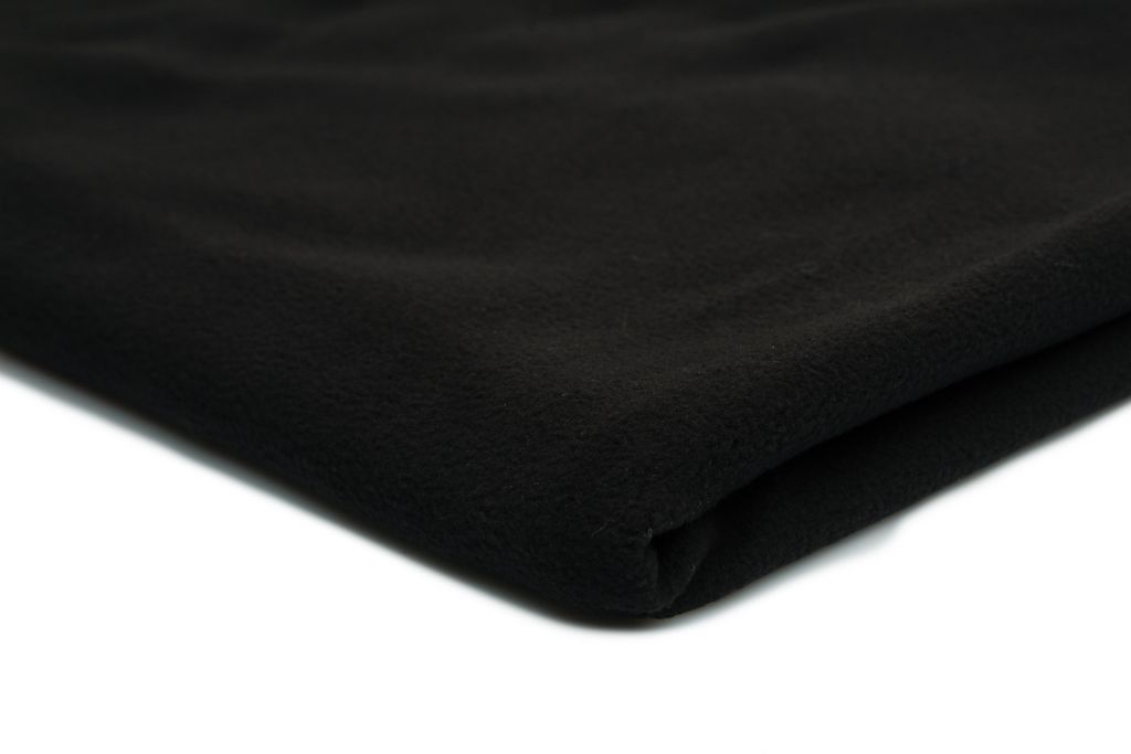 Futter Vlies, Fleece 140 g/m², Schwarz 50 x 155 cm Produktbild 