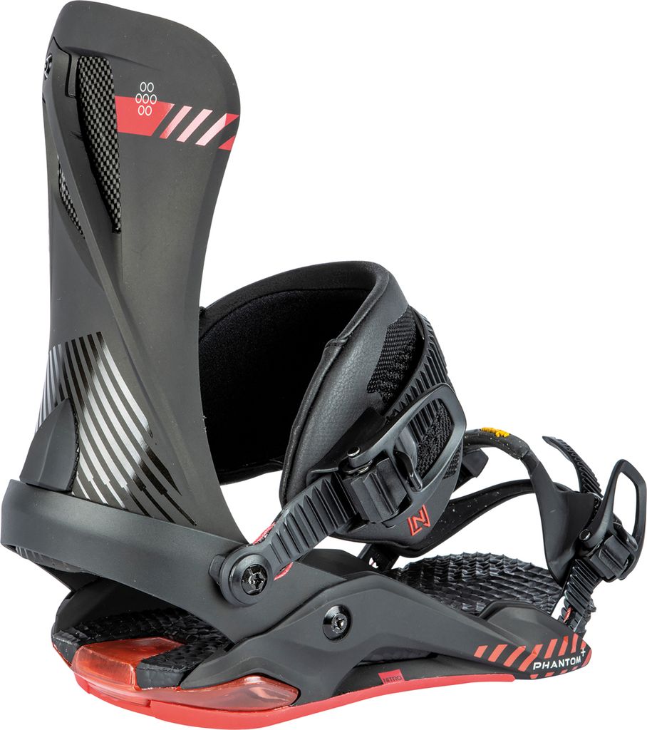 Nitro Herren Snowboardbindung PHANTOM PLUS, Größe:L, Farben:ultra black