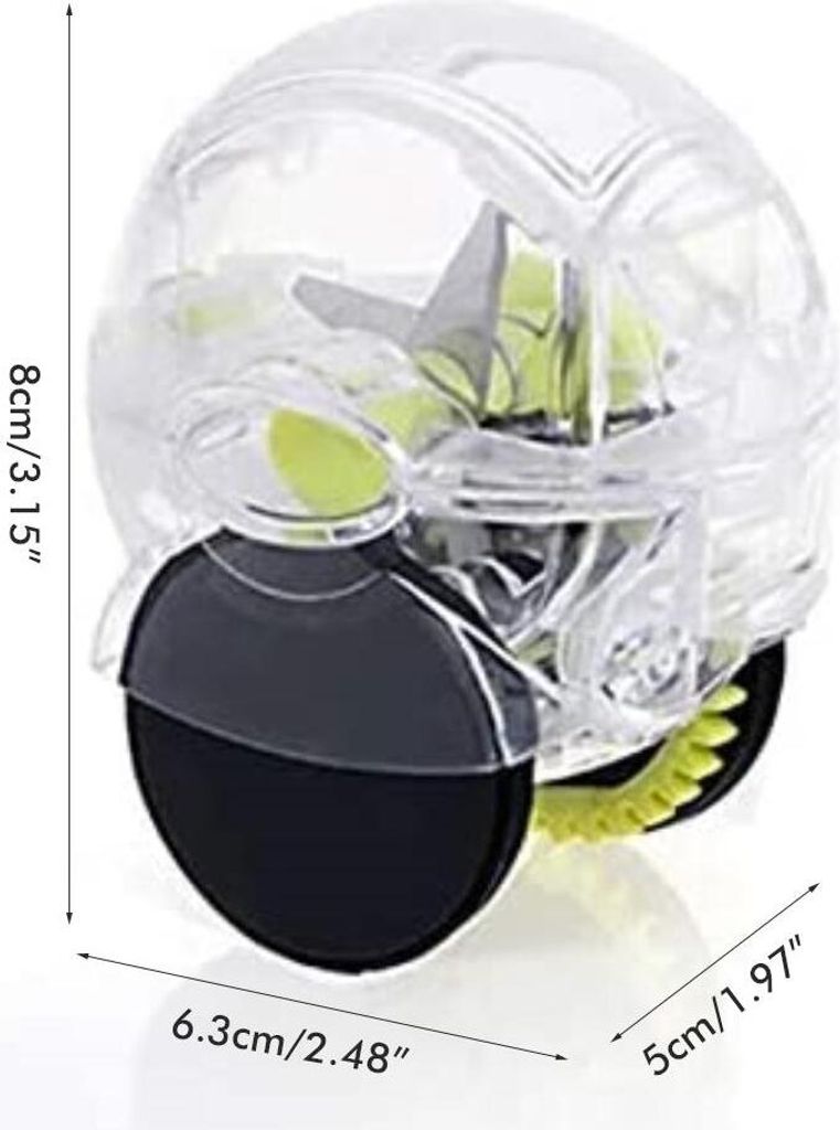 Knoblauchwolf Knoblauchschneider Rolling Manual Garlic Crusher mit Rad Kitchen Gadget Tool