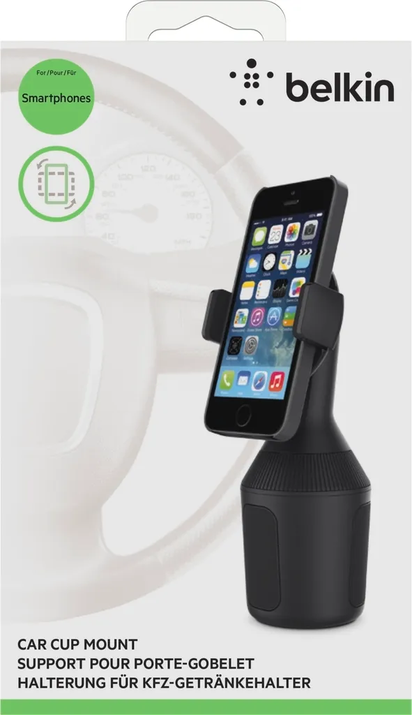 Belkin Support Voiture Porte-Gobelet Universel pour iPhone et Samsung S5