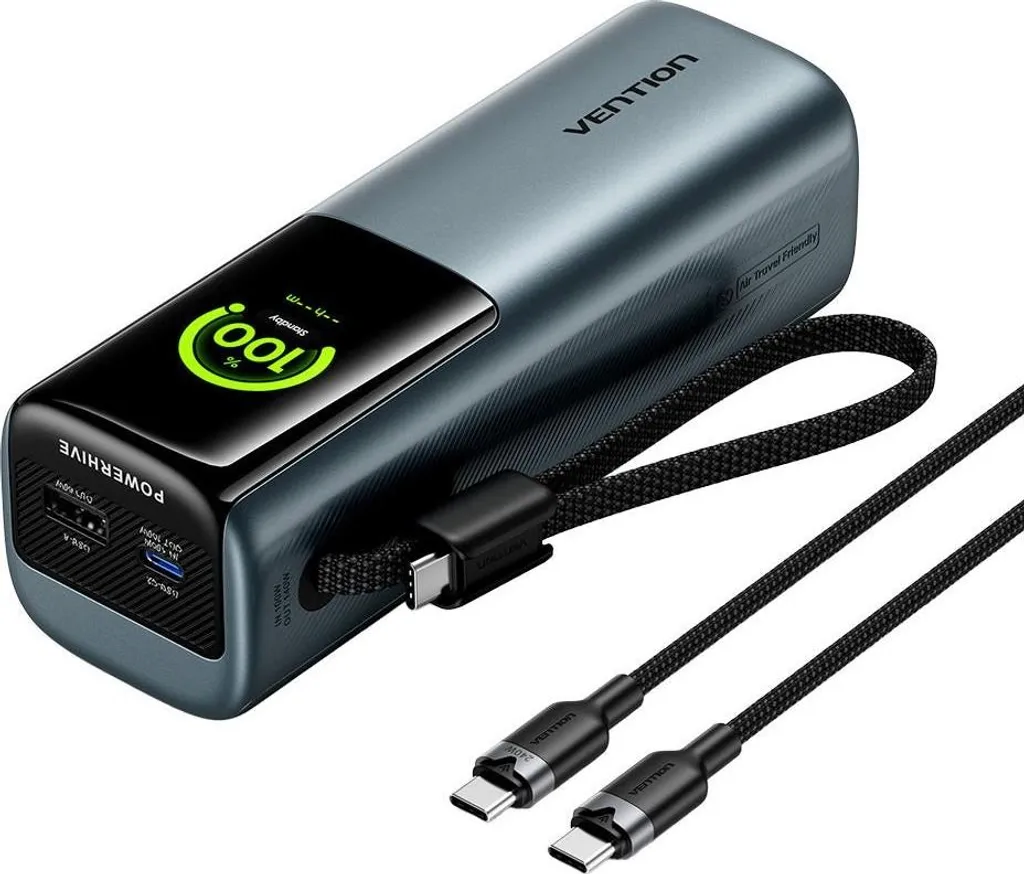 Vention Powerhive Batterie Externe 200W et Câble de Charge 240W USB-C