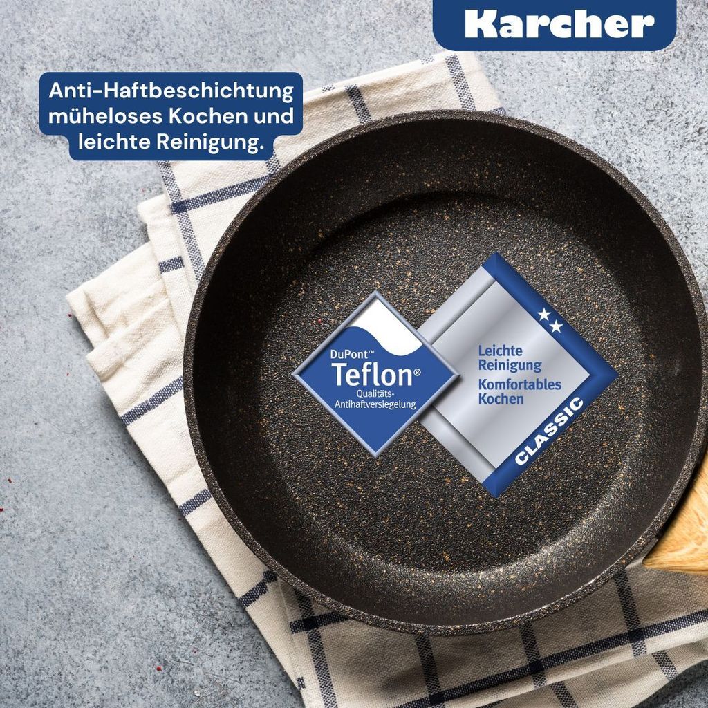 Karcher Bräter 2in1 (Aluguss, 8,7 Liter, inkl. Deckel und Produktbild 6
