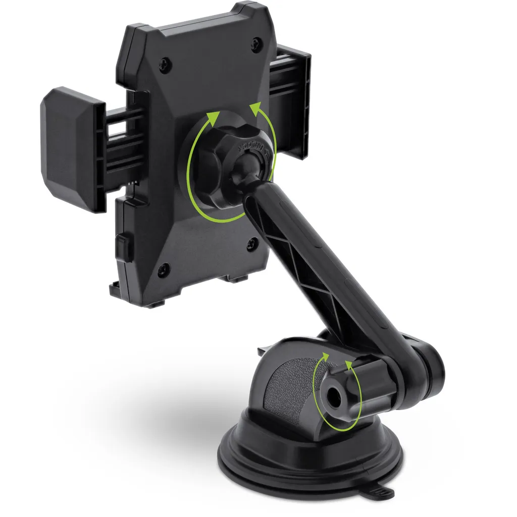 InLine One Click Easy II: Supporto Auto Smartphone Ventosa/Griglia - 3