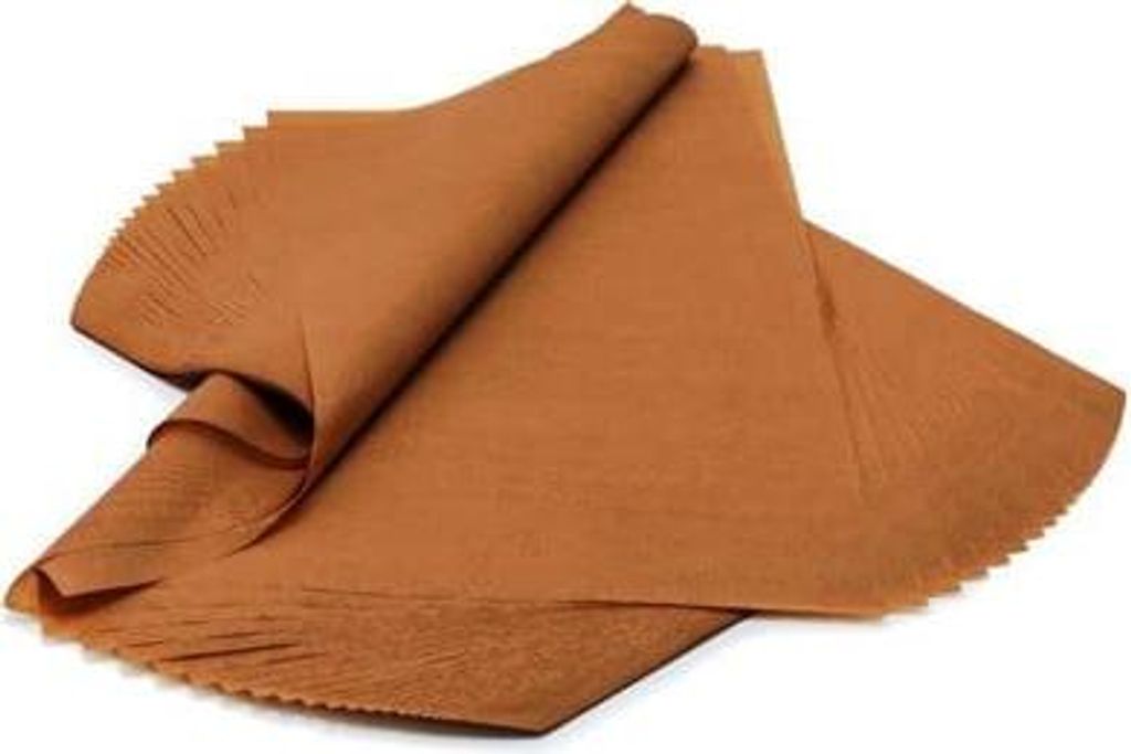 Tissue paper 50 x 70 cm Kupferfarben – 100 Blatt