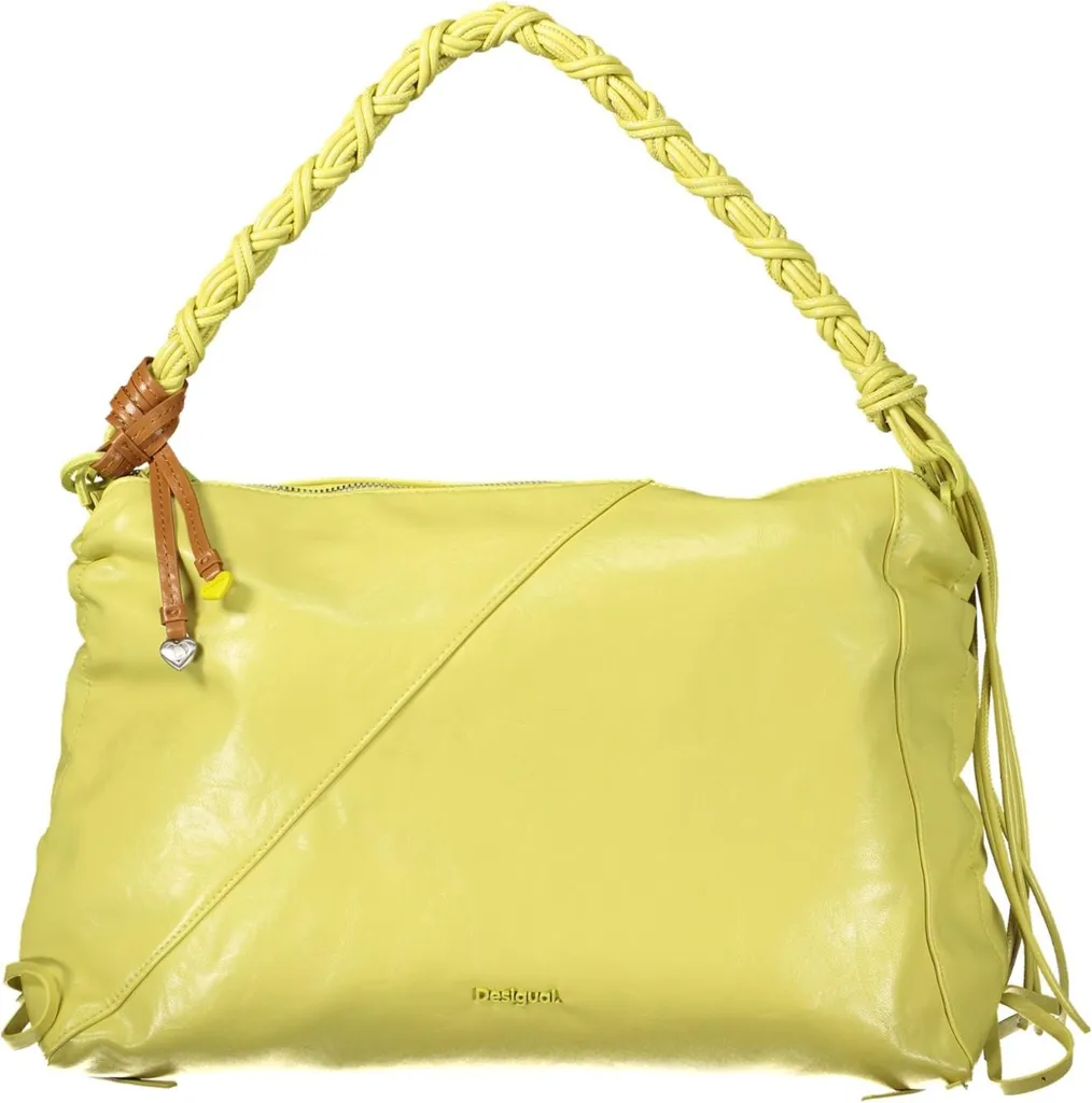 Sac à main jaune de mi-saison pour femme, idéal bureau et soirées
