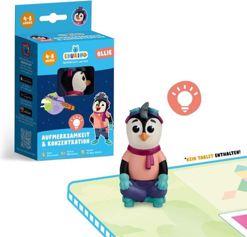 Lernfigur Edurino Figur Ollie - Aufmerksamkeit & Produktbild 