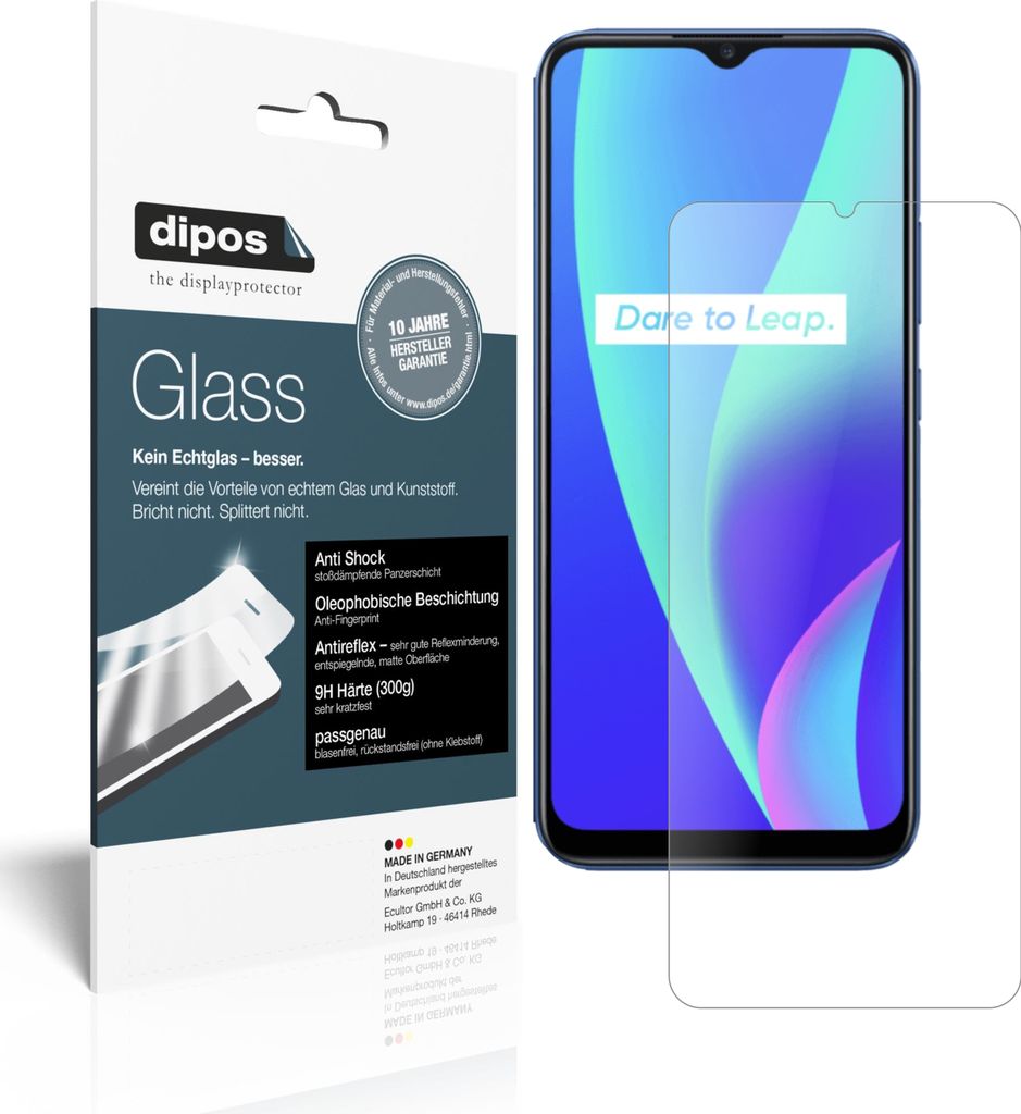Schutzfolie für Oppo Realme C15 Folie Anti-Shock matt Displayschutz Displayfolie
