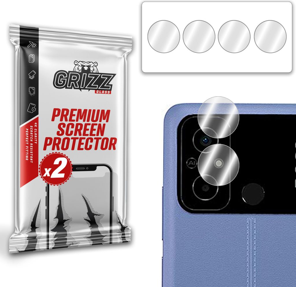 GrizzGlass Xiaomi HybridGlass Kameraglas für Poco C55