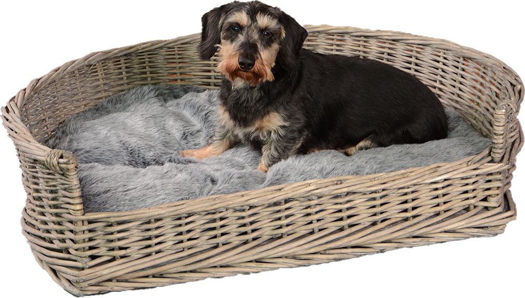 UNUS® Hundebett Hundekorb Schlafplatz Hund grau 93 cm Produktbild 