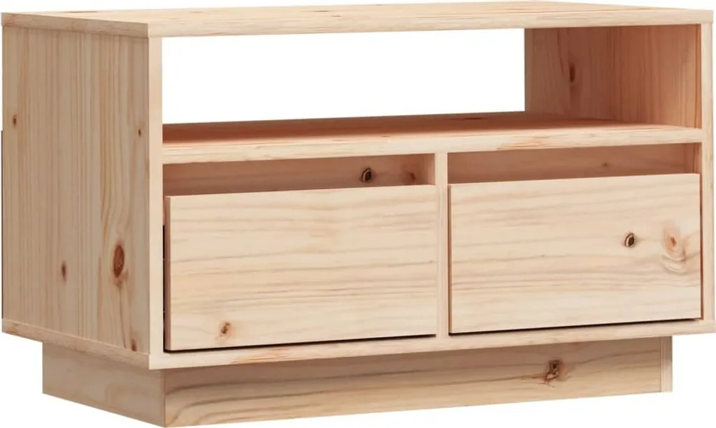 Mobile TV 60x35x37 cm in legno di pino massiccio