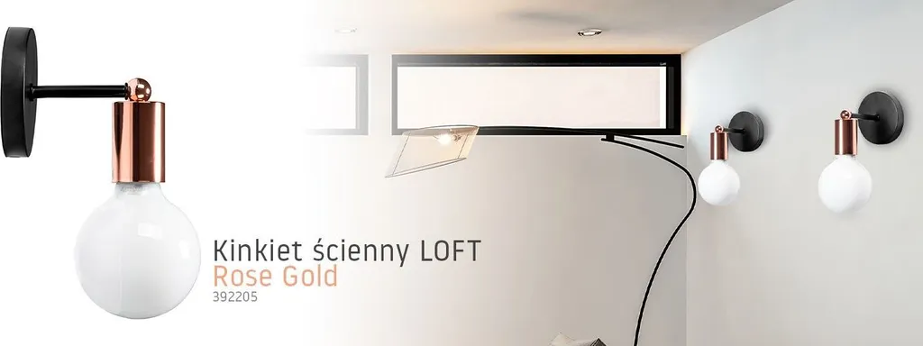 Scheda Tecnica Lampada Parete tooLight 392205 Rose Gold | E27 Metallo - 4