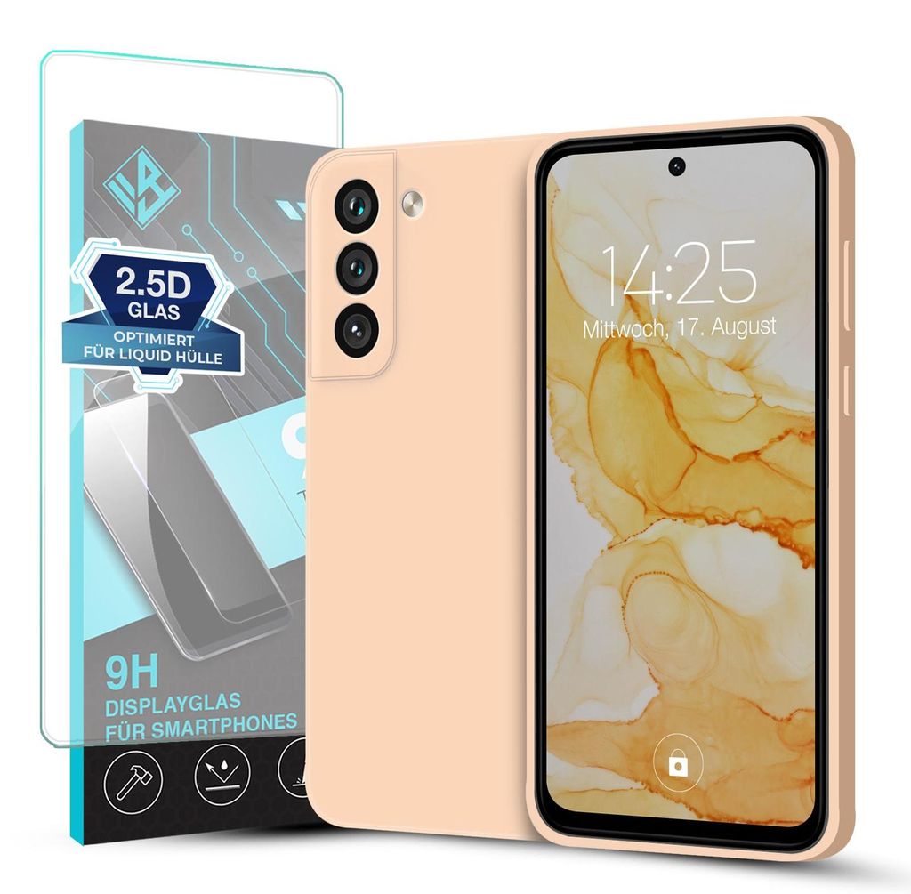 Hülle für Samsung Galaxy S21 FE mit 9H Displayglas Produktbild 