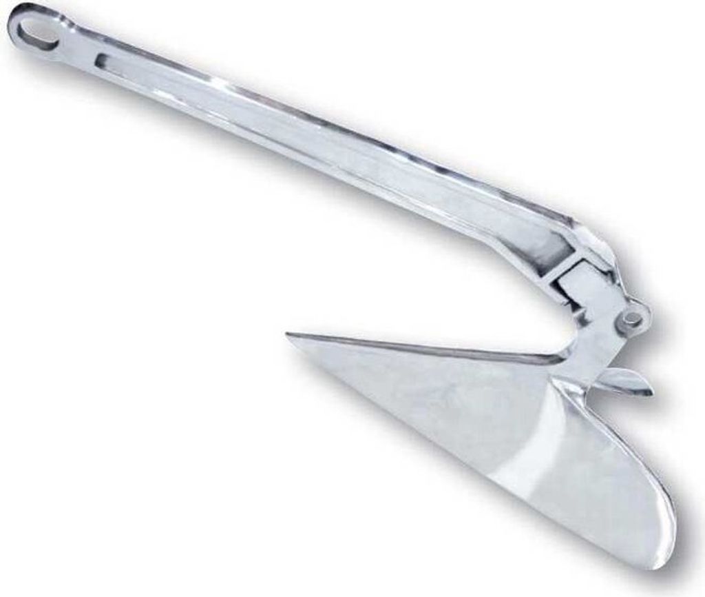 Lalizas Hot Dip Pflug Cqr 12 Anker Silber 12 kg Silber 12 kg