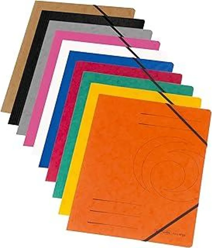 Cartelle Angolari Herlitz 11166816 A4 Quality - 10 Pezzi Multicolore