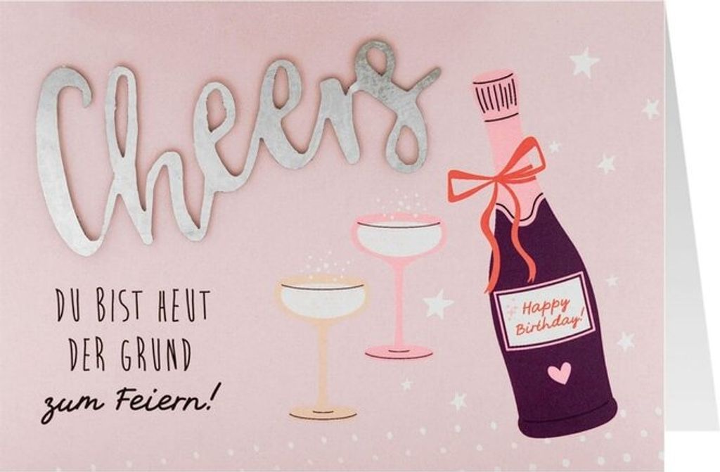 Sheepworld - Gruss&Co - Happy Birthday - Cheers - Du bist heut der Grund zum Feiern!