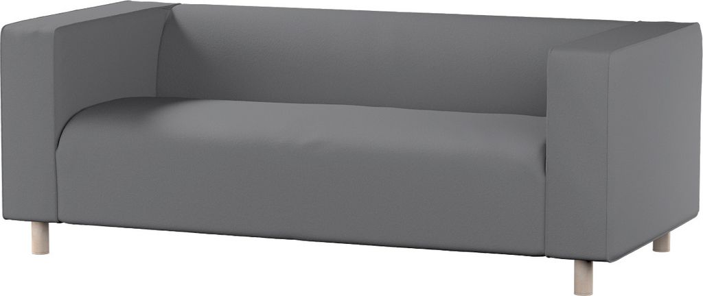 Dekoria Bezug für Klippan 2-Sitzer Sofa, grau, Sofahusse, Klippan 2-Sitzer