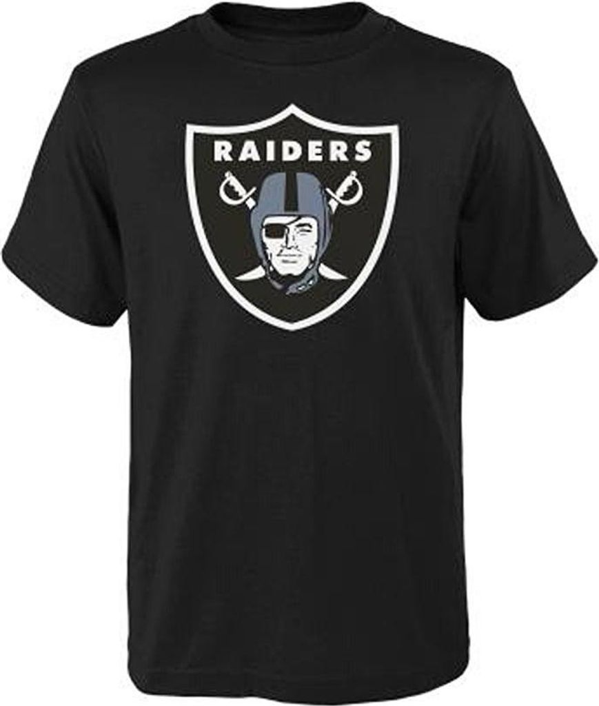 OUTERSTUFF NFL Primary Logo Kurzarm-T-Shirt Junior, Las Vegas Raiders, Größe: L (14-16 Jahre)