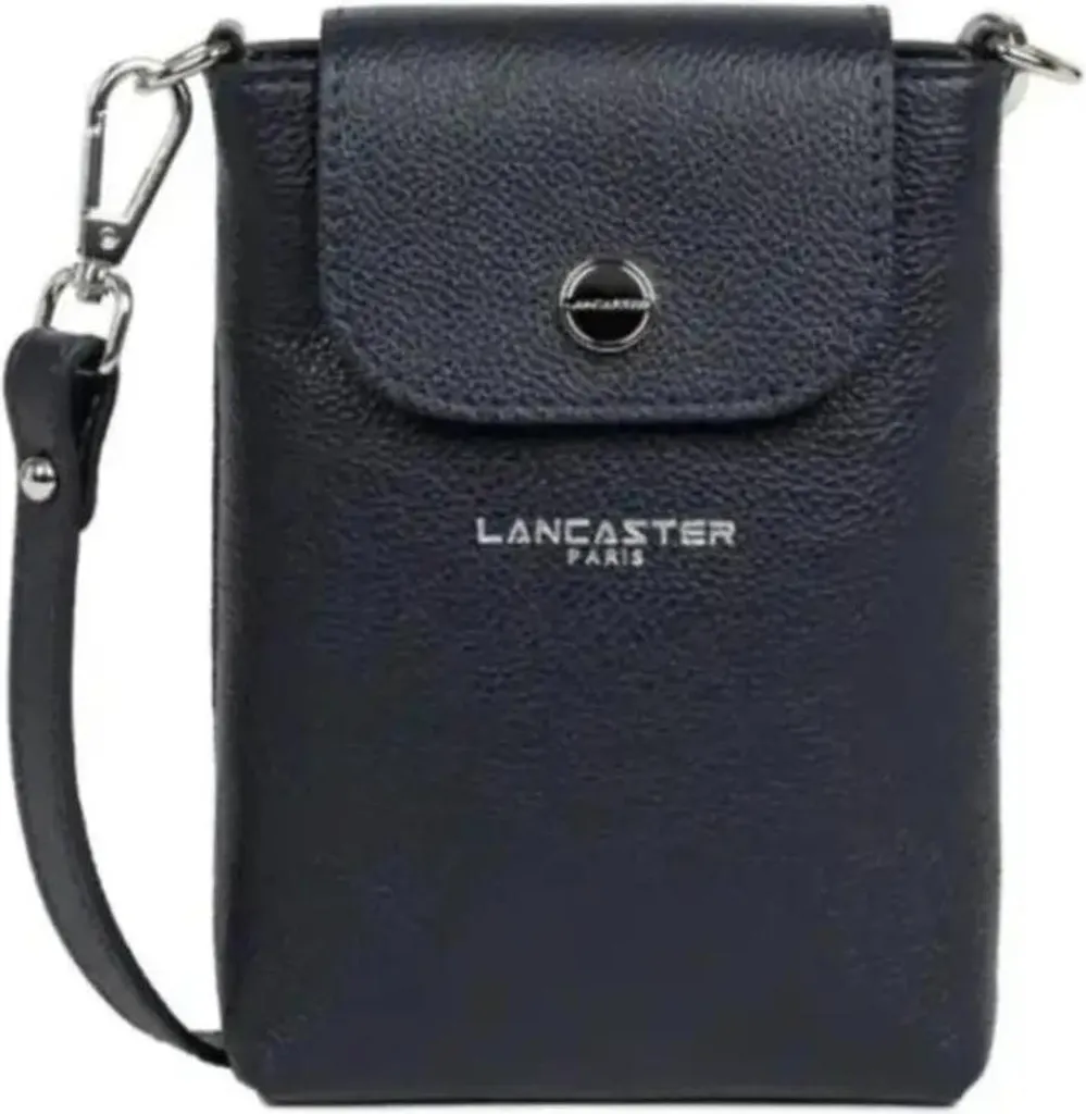 Sac Pochette Lancaster Milano en Cuir Bleu Marine pour Femme Chic et Mode