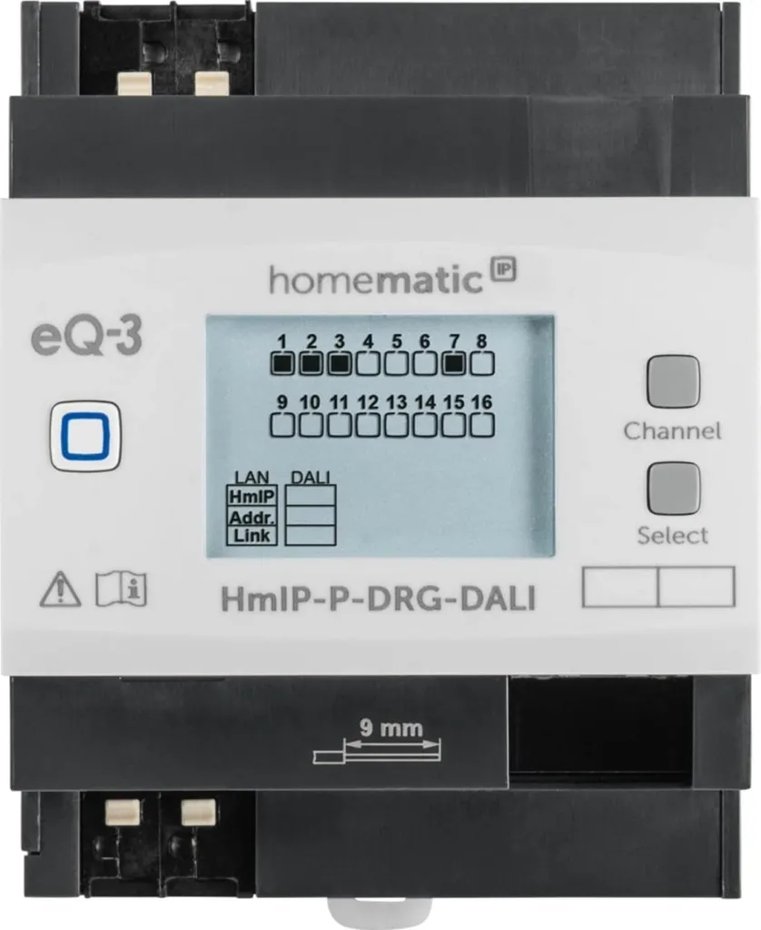 Passerelle Radio Homematic IP HmIP-P-DRG-DALI pour Rail DIN Rail-Mount