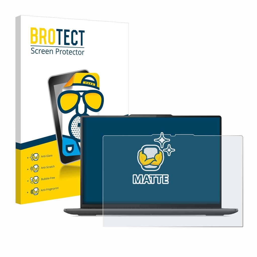 BROTECT Schutzfolie für Lenovo Yoga Pro 9i Gen 8 16" Displayschutz Displayschutzfolie Folie Matt Entspiegelungsfolie