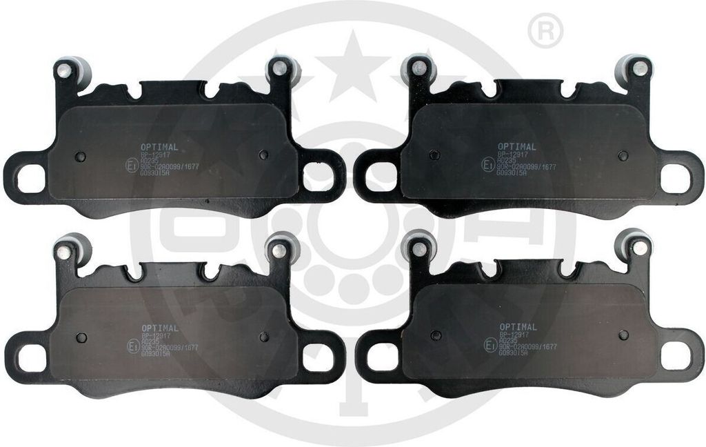 OPTIMAL Bremsbeläge Satz Hinten Bremsklötze für PORSCHE 911 (991) BP-12917