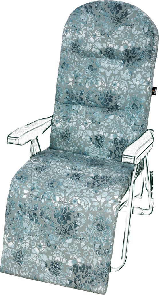 AMPO Gartenliege Liegenauflage Auflage Liege Kissen Sonnenliege Rollliege Polster