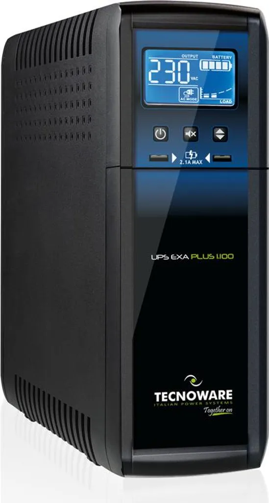 Onduleur de Protection Électrique 1100VA Ondes Sinusoïdales 8 Prises IEC