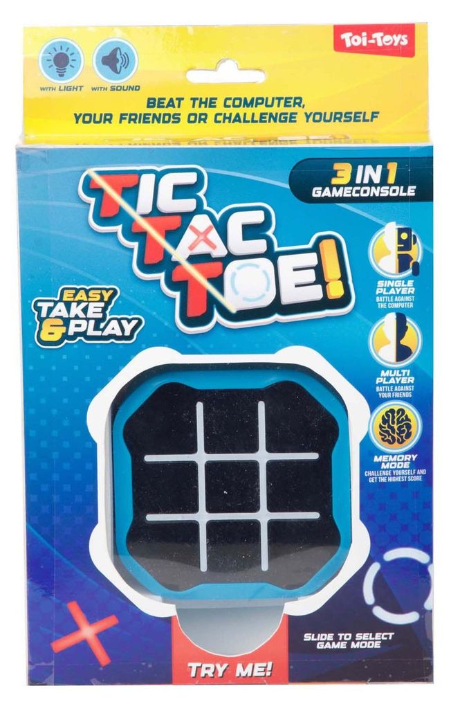 Tic-Tac-Toe elektronisch, sorteerspel | 3 stuks Productafbeelding 