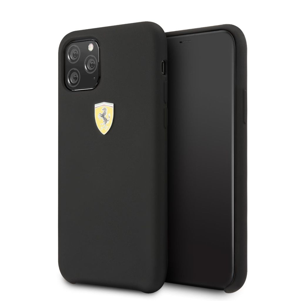 Ferrari - On Track - SF - Silikon Case W Logo Shield - Apple iPhone 11 Pro - Schwarz - Schutzhülle Hülle Handyhülle