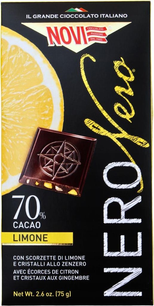 Nero Limone 70% Kakao Zenze Bitterschokolade 75g - Novi