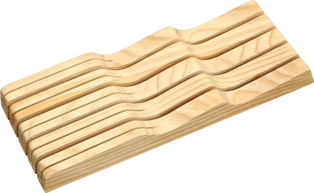 Cutterhalter, vielseitiger Cutter-Organizer aus Holz für Schubladen, platzsparender Cutter-Aufbewahrungs-Organizer für die Küche zu Hause