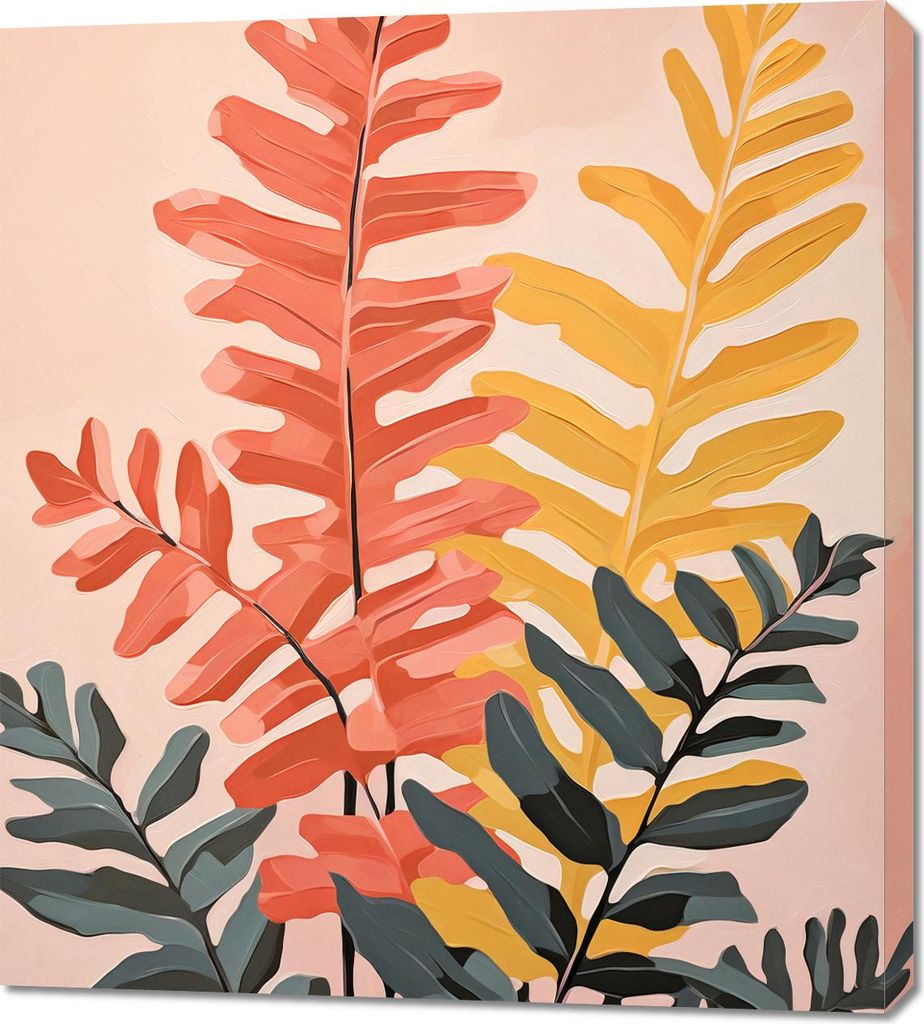 Bild 90x100cm Naturpalette