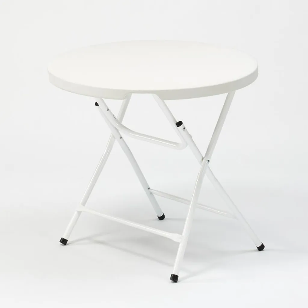 Table de jardin pliante 80cm Arthur 80 stable avec plateau renforcé