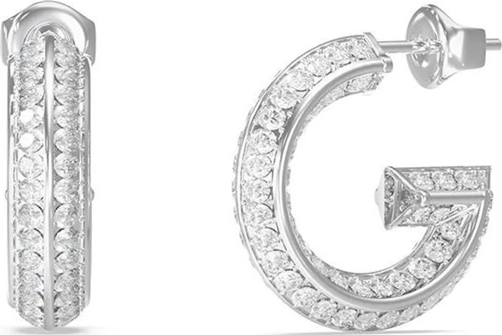 Prezzo Outlet Orecchini Guess JUBE05444JWRHT-U Argento e Cristalli
