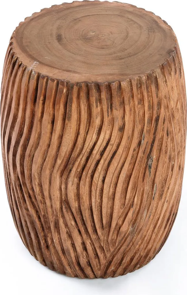 Tabouret en bois de suar stable - Solution gain de place marron 45cm - 6