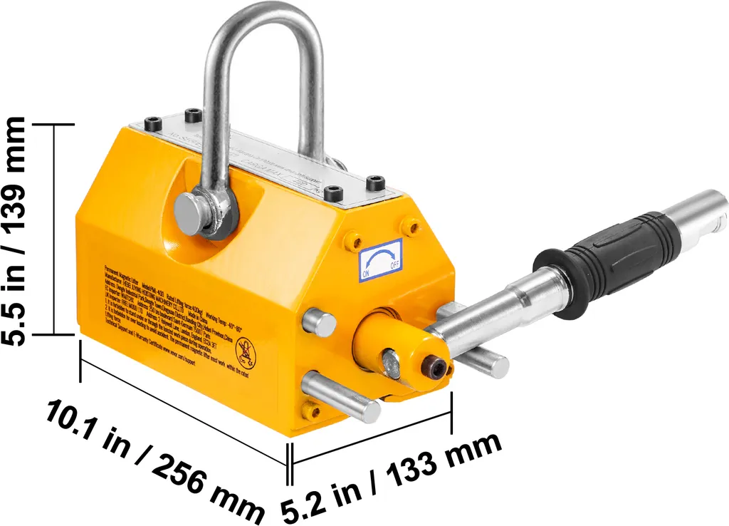 Lever 1000 kg Facilement : Aimant de Levage Permanent avec Déverrouillage - 8