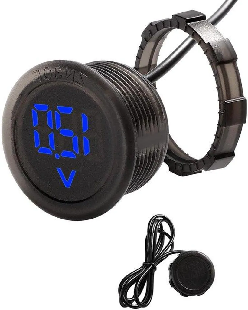 Évitez les pannes avec ce moniteur de tension 100V CC étanche bleu