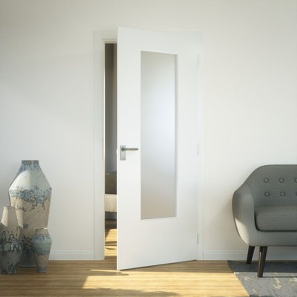 Pertura Glaseinsatz ESG LA G3 / LA-HD satiniert 53,5 x 142 cm