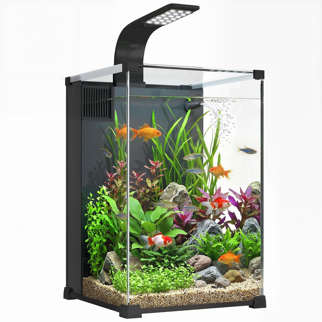 PawHut Aquarium Komplettset 36L Nano Aquarium mit Produktbild 