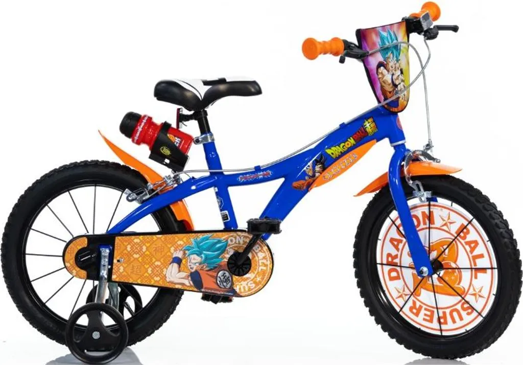 Vélo enfant Dragon Ball 14 pouces Dino Bikes - Premier vélo garçon noir