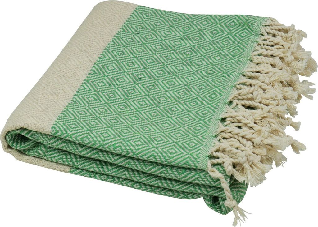 Hamamtuch Strandtuch naturbeige ca. 90x180 cm "Diamant"