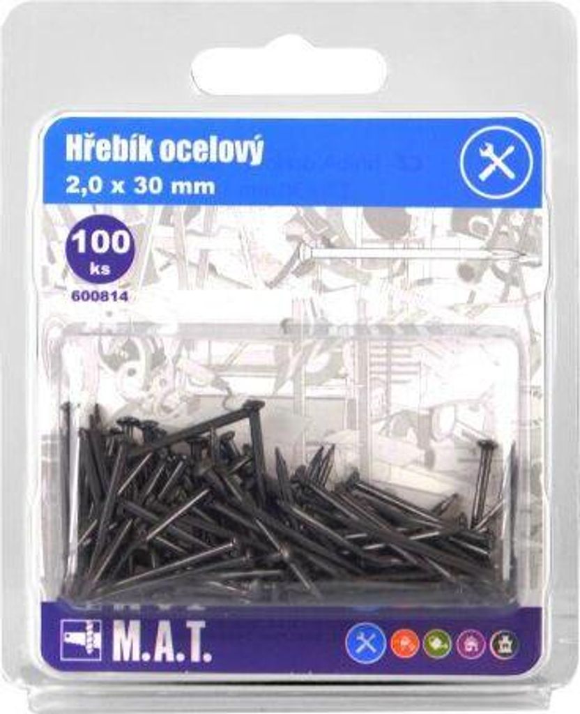 stahlnagel 30x2,0mm (100Stück)
