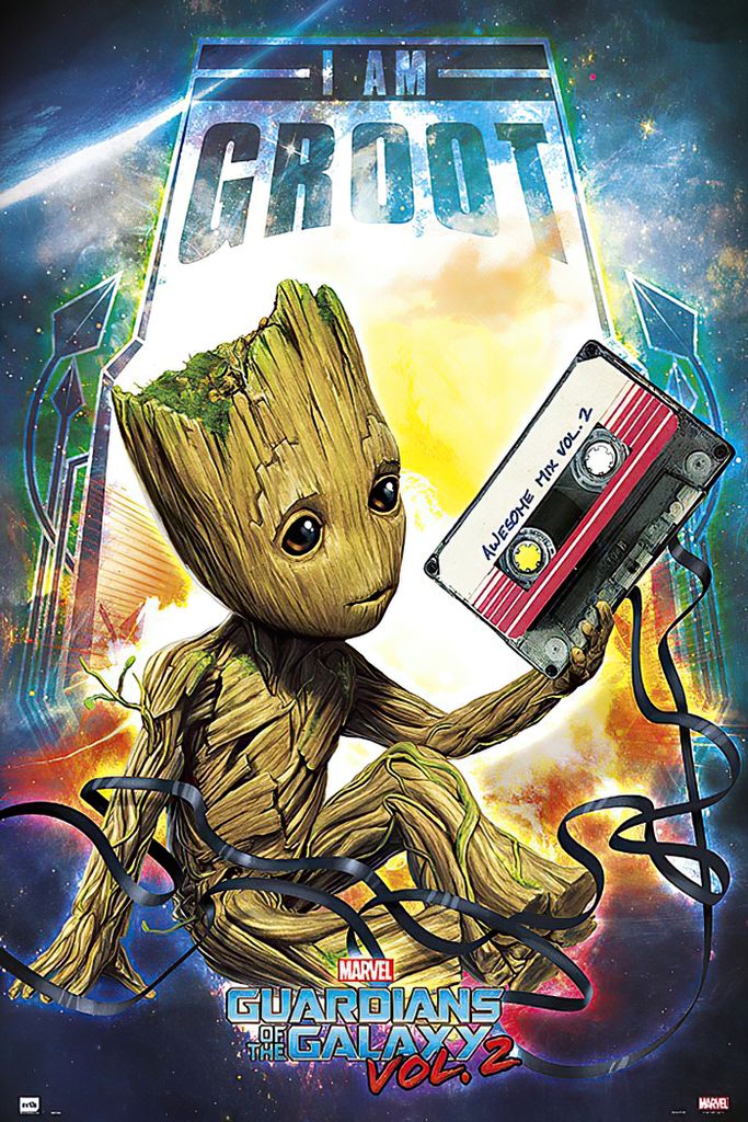 Poster Marvel Guardians of the Galaxy Vol 2 Groot 61x91.5cm