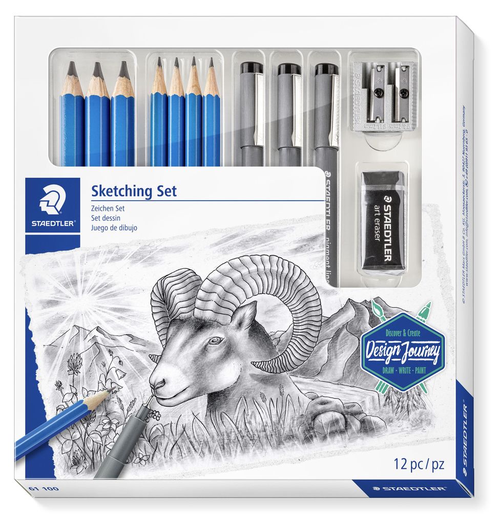STAEDTLER Mixed Set "Zeichnen" Kartonetui mit Bleistiften, Produktbild 