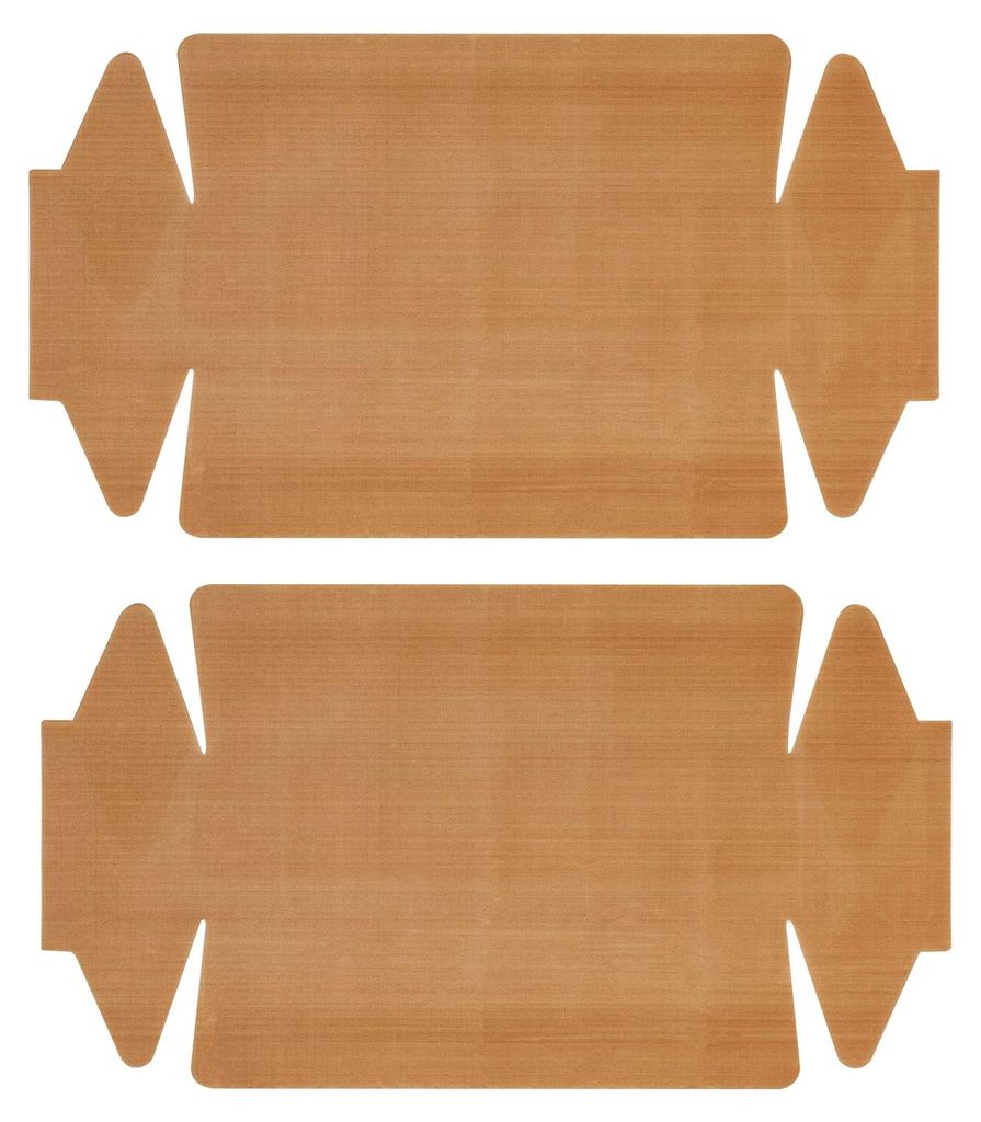 Set mit 2 wiederverwendbaren Backblechen, Backmatten, Backpapier, Backpapier für Kastenformen, hitzebeständig, antihaftbeschichtet, spülmaschine...
